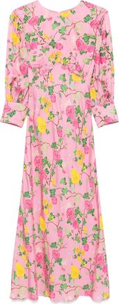 Nissa Abito midi con stampa - Rosa