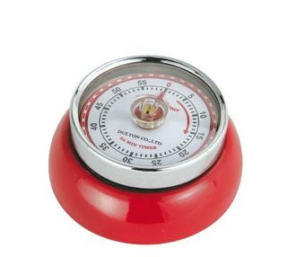 Zassenhaus Magnetic Retro 60 Minute Kitchen Timer, 2.75-Inch in Red at Nordstrom