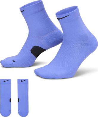 Nike Unisex Running Midweight Micro Crew Socks (1 Pair) in Blue | HV6935-570