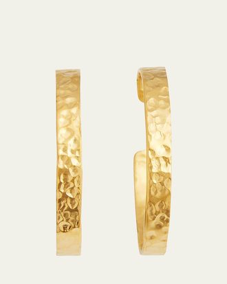 Dina Mackney Hammered Hoop Earrings