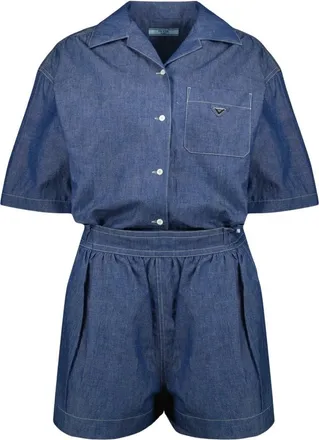 Prada Mujer, Monos, Azul, Talla: M