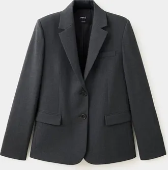 Mango Blazer completo dritto grigio - Donna - XXS - MANGO