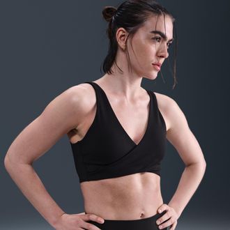 Nike Womens One Light-Support Padded Sports Bra in Black | HQ2813-010