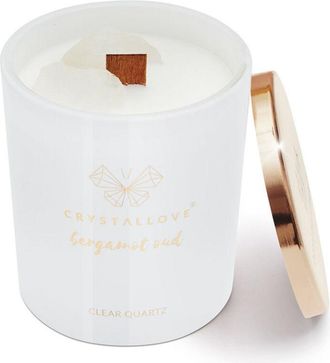 OEM Vela De Soja Crystallove Con Cristal De Roca - Bergamota Oud 400 G