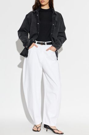 Ami Denim Shirt, Womens, Black