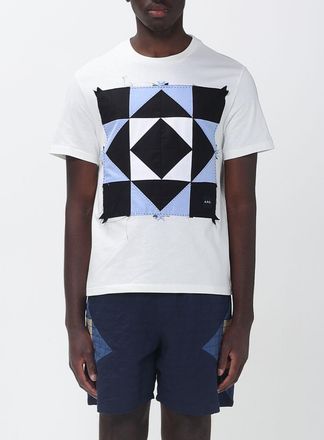 A.P.C. A. P.C. T-shirt in cotone organico con rombi