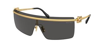 Miu Miu MU50ZS 5AK5S0 Womens Sunglasses Gold Size 142