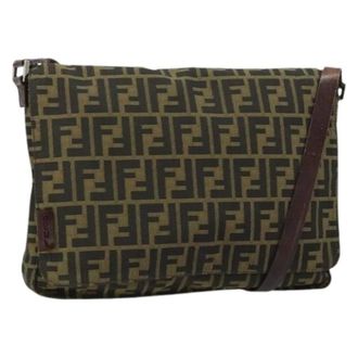 Fendi Pre-owned Cross Body Bags, female, Brown, Size: ONE SIZE Pre-owned Vintage Shoulder Bag