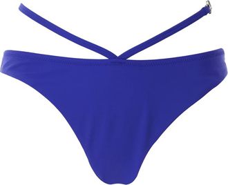 Karl Lagerfeld V Taille Bikini Broekje - Dames - Bikinis - Blauw - M - Badmode