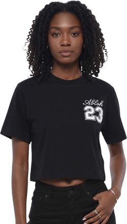 Off-white Black Cropped T-Shirt