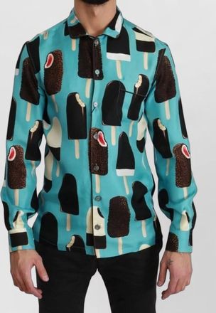 Dolce & Gabbana silk printed shirt