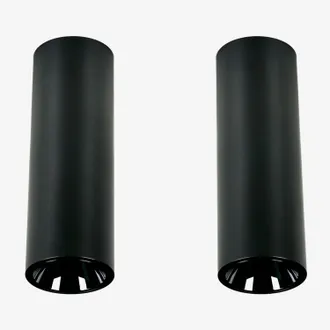 Sklum Pack Da 2 Applique Da Soffitto Led A Superficie Rotondi &Oslash;5,7 Cm In Alluminio Luisiana Sklum
