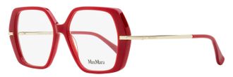 Max Mara Womens Geometric Eyeglasses MM5175 066 Carmine Red 52mm