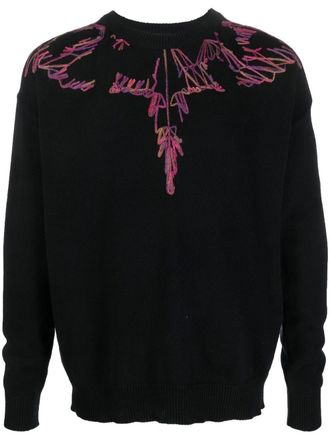 Marcelo Burlon Intarsia trui - Zwart