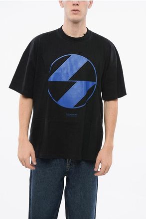 The Salvages Cotton Two-Tone Crew-neck T-shirt size Unica