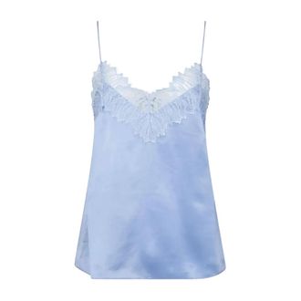 Iro Iro, Dames, Tops, Blauw, Maat: S Zijde