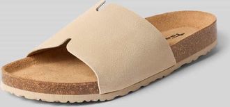 Tamaris Tamaris Pantoletten in Wildleder Optik in Sand, Gr&ouml;&szlig;e 36