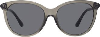 Burberry Dark Grey Oval Ladies Sunglasses BE4455 416087 55