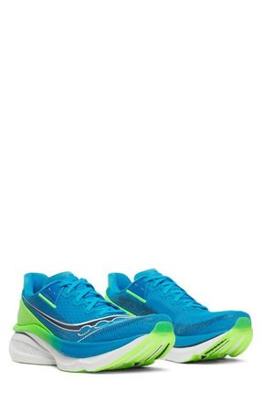 Saucony Endorphin Azura Running Shoe in Cobalt/Slime at Nordstrom, Size 7.5