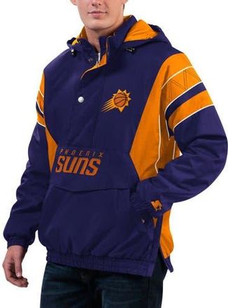 Starter Mens Starter Purple Phoenix Suns Home Team Hoodie Half-Zip Jacket at Nordstrom, Size X-Large