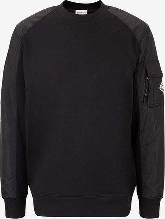 Moncler Rundkragen-Sweatshirt aus exklusivem Molton