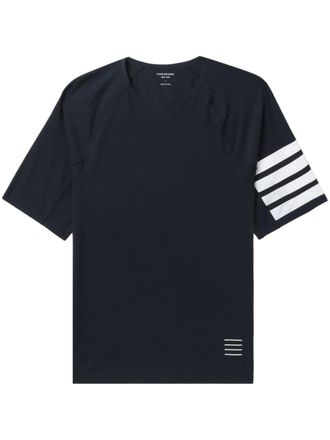 Thom Browne 4-Bar stripe T-shirt - Blue