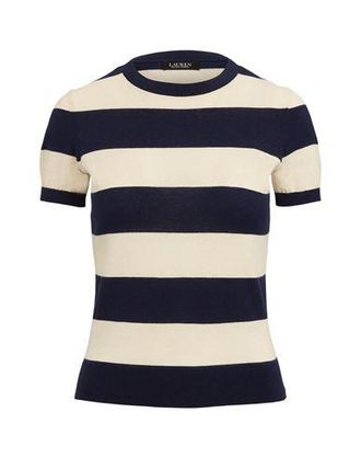Ralph Lauren STRIPED SHORT-SLEEVE SWEATER