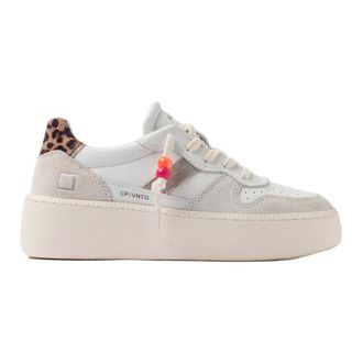 D.A.T.E. Sneakers, female, White, Size: 10 US Banda laterale