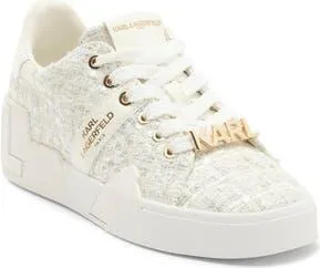 Karl Lagerfeld Mablyn Lace-Up Sneaker in Cream at Nordstrom Rack, Size 6.5