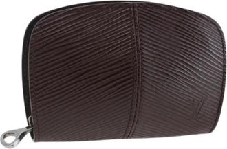 Louis Vuitton Pre-owned Wallets, female, Brown, Size: ONE SIZE Pre-owned Vintage Leather Wallet