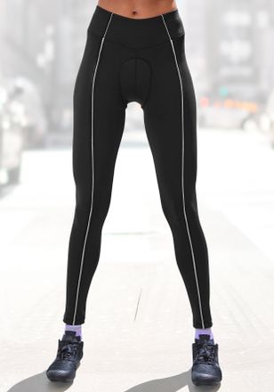 Vivance Radhose VIVANCE ACTIVE, Damen, Gr. XL (48/50), N-Gr, schwarz, Obermaterial: 78% Polyester, 22% Elasthan, unifarben, figurbetont lang, Hosen Radhose, m