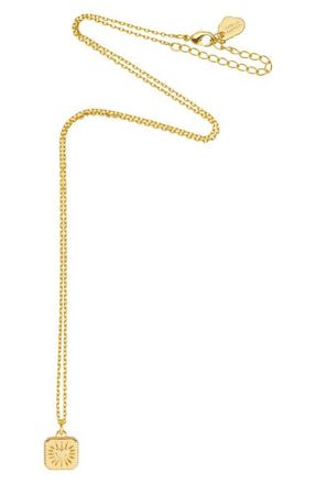 Estella Bartlett Bobble Heart Pendant Necklace in Gold at Nordstrom