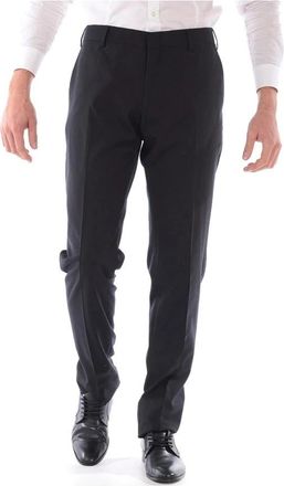 Daniele Alessandrini Jeans - Heren - Nette broeken - Zwart - 2XL - Wol - Broeken