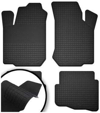 OEM Alfombrillas De Goma Para: Nissan Almera N16 Hatchback (2000-2006)