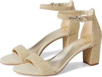 Naturalizer Vera Womens Shoes Natural Gold Woven Fabric : 7.5 N (AA), Leather