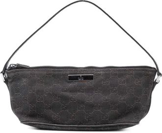 Gucci Borsa a spalla GG Denim Boat 2000-2015 - Marrone