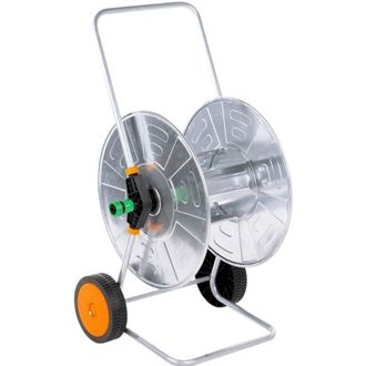 vidaXL Carrete De Rollo Para Manguera 110 M 1/2 O 80 M 3/4 Acero Vidaxl