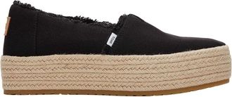 Toms Zwarte canvas espadrille schoen - Dames - Espadrilles - Zwart - 37 EU - Schoenen