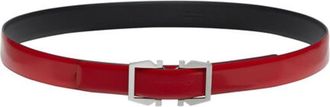 Ferragamo Reversible Leather Belt with Gancini Buckle, Size 105