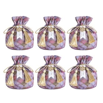OEM Dise&ntilde;o De Bolsita Decorativa Con Cord&oacute;n Ajustable - Estampado De Nube Morada