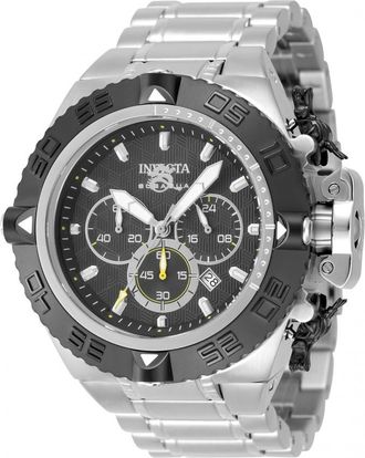 Invicta Subaqua Noma IV Chronograph GMT Quartz Black Dial Mens Watch 48198