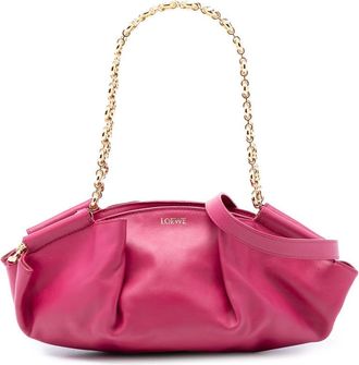 Loewe Pre-owned Loewe Leather Paseo Chain Satchel 3HG1CKFSBKUO5WIX