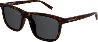 Saint Laurent Grey Square Mens Sunglasses SL 501 002 56