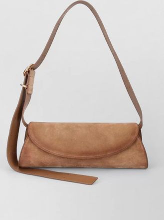 Jil Sander cannolo small leather clutch bag
