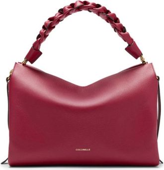 Coccinelle Handbags, female, Brown, Size: ONE SIZE Grana Double Crossbody Bag