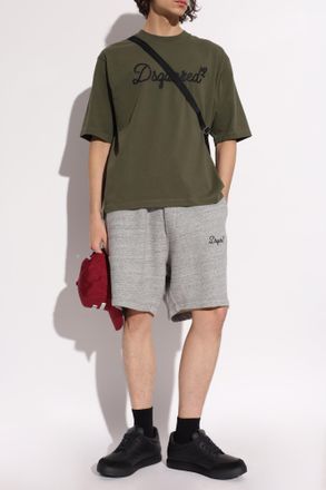 Dsquared2 T-shirt With Logo, Mens, Green