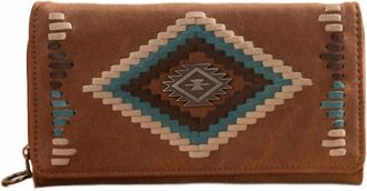 Montana West Aztec Collection Wallet In Brown