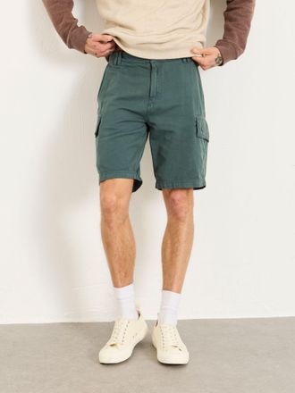 Fat Face FatFace Brecon Dark Teal Garment Dye Cargo Shorts