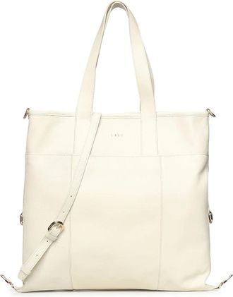Francesco Biasia Leren Tote Bag - Dames - Shoppers - Beige - ONE Size - Leer - Tassen