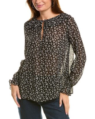 The Kooples Tie Neck Blouse